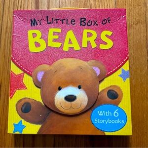 My Little Box of Bears Set of 5 Children's Paperback Books & Carrying Case